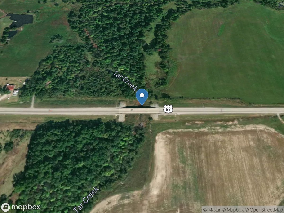 Tar Creek near Commerce, OK location