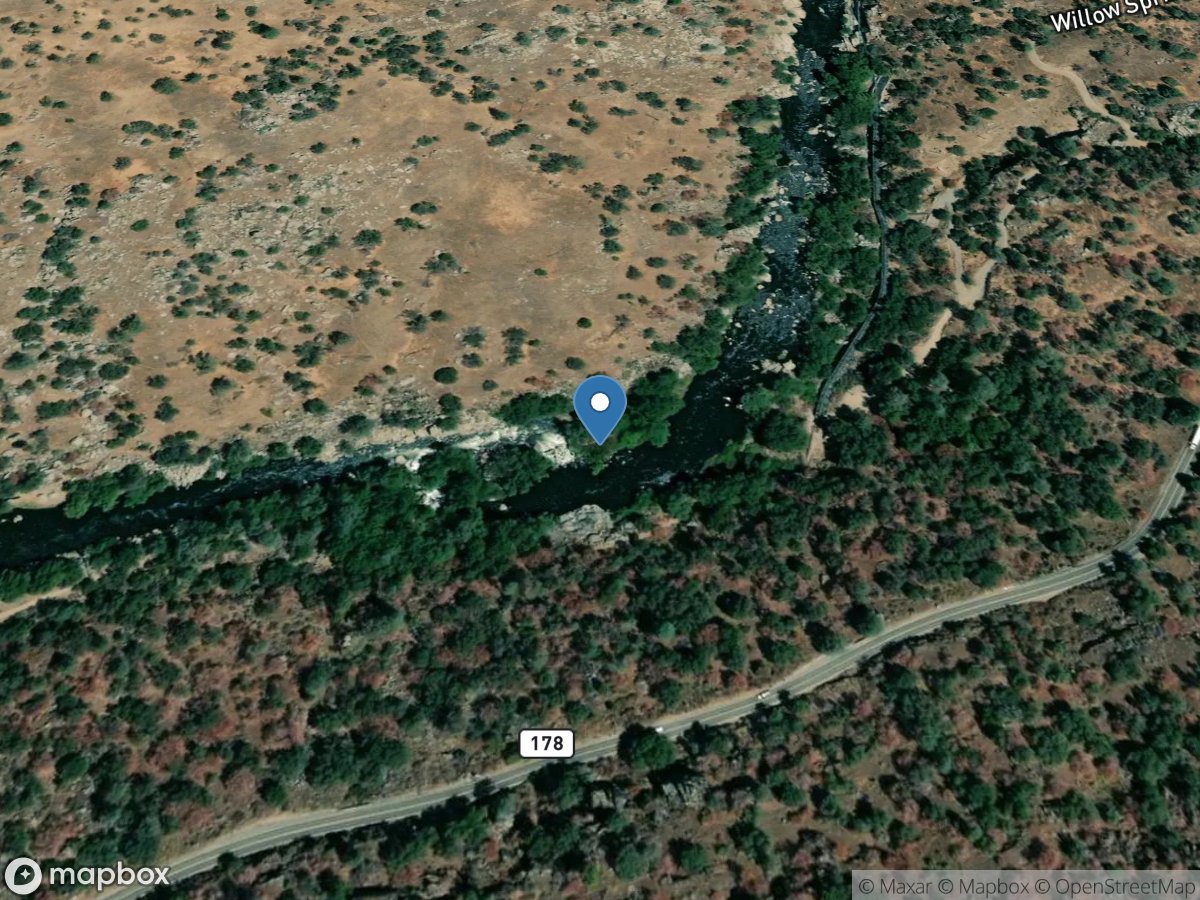 Kern River near Democrat Springs (total Flow) CA location