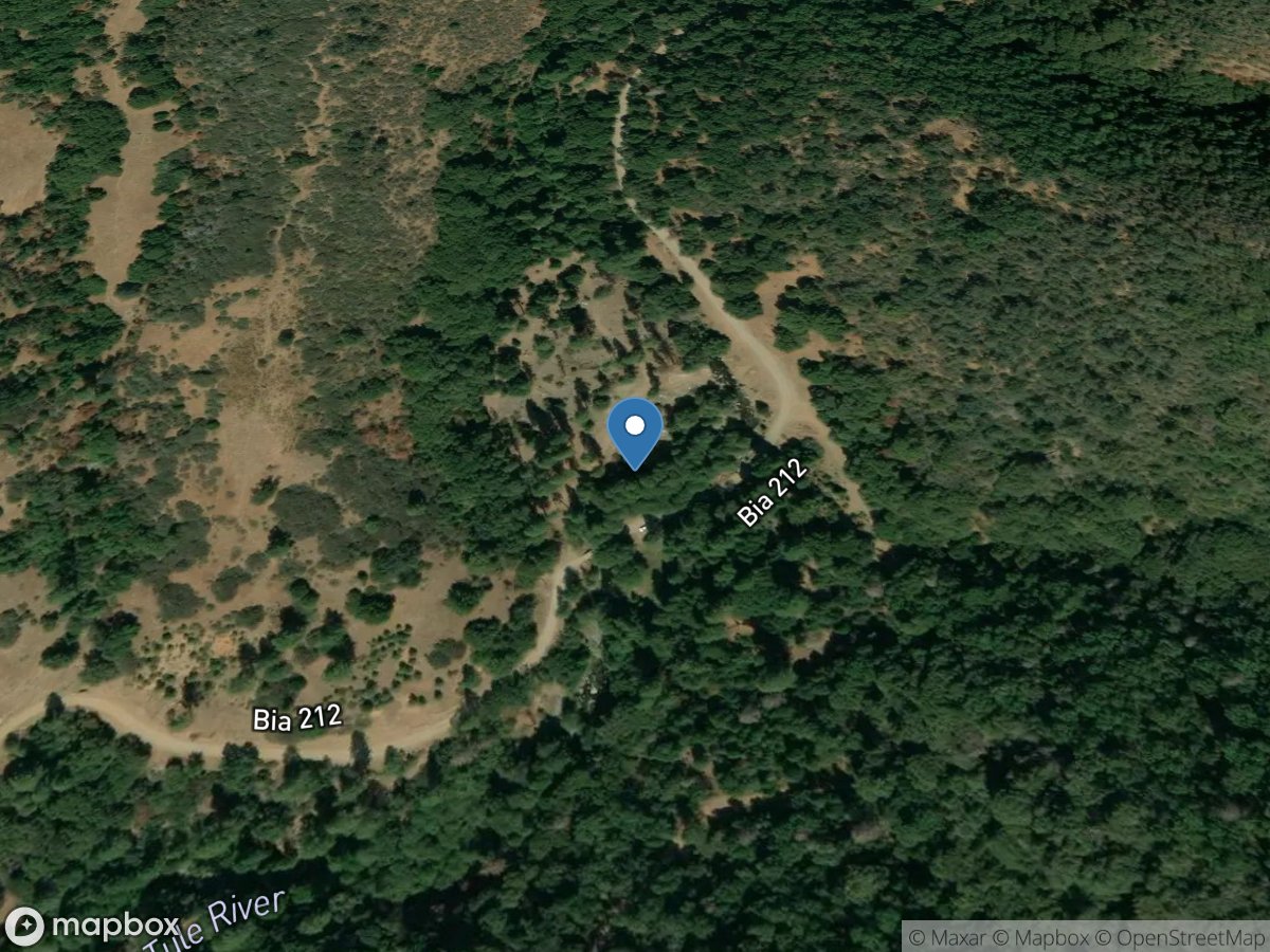 SF Tule River near Cholollo Campground near Porterville CA location