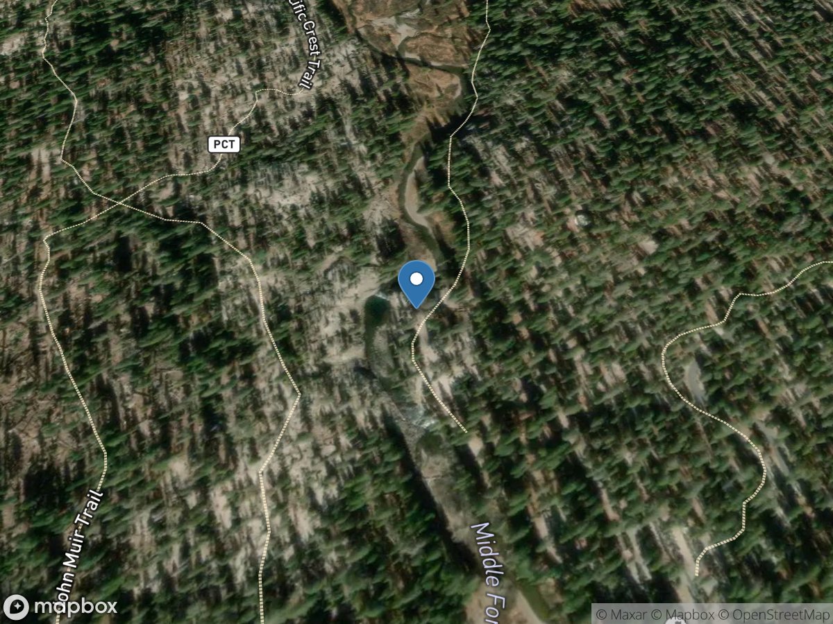 MF San Joaquin River near Mammoth Lakes CA location