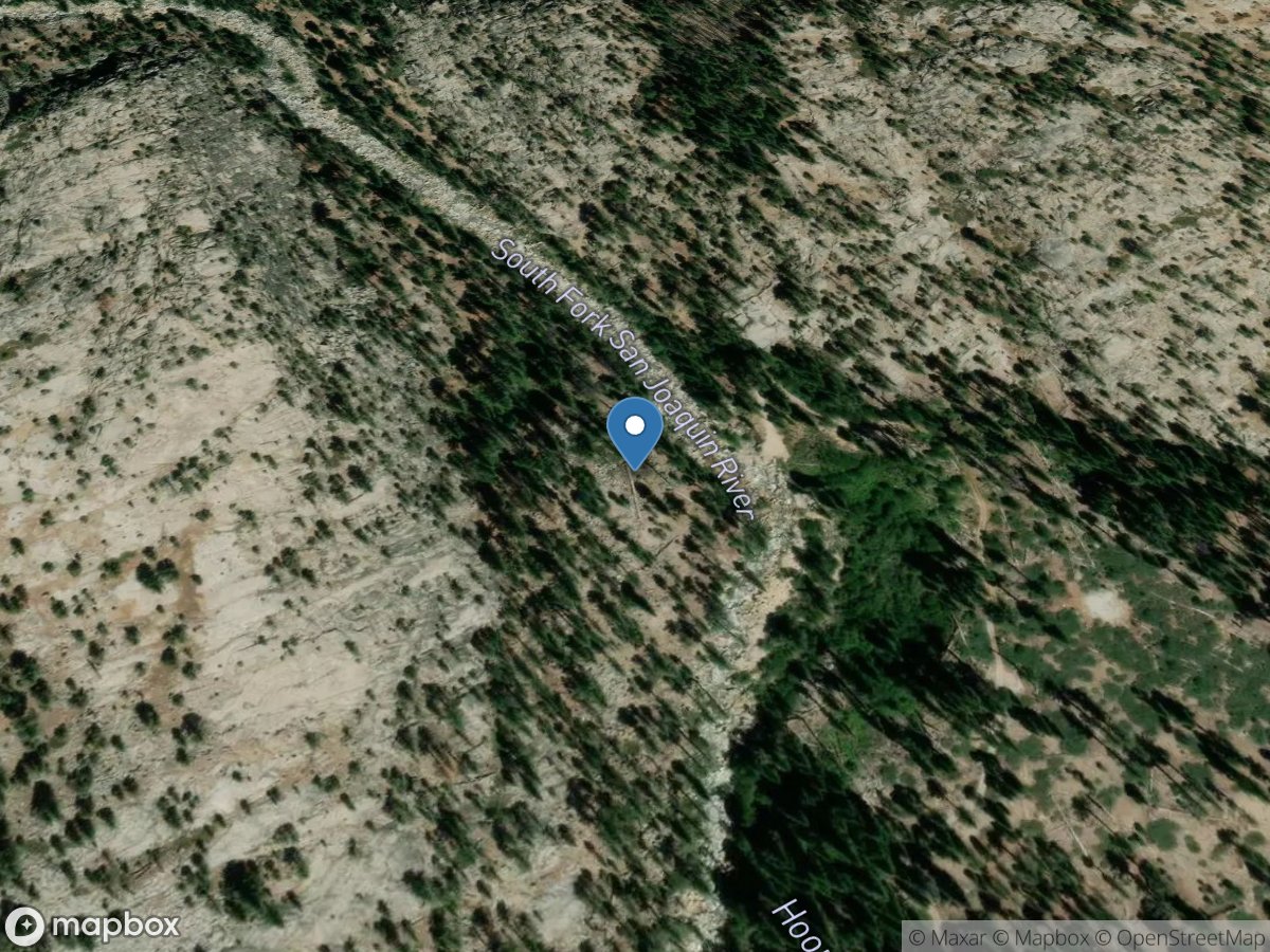 SF San Joaquin River below Hooper Creek near Florence Lake CA location