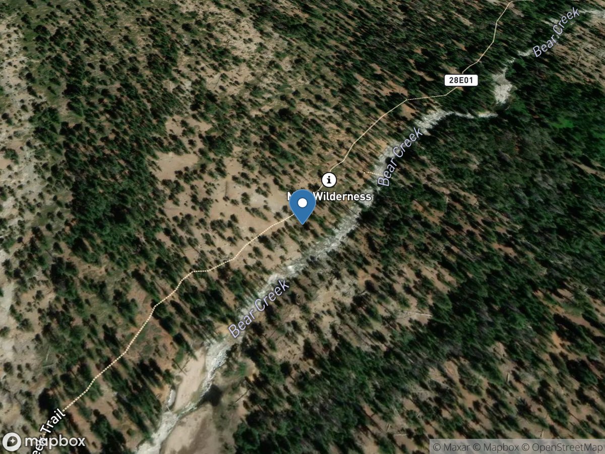 Bear Creek near Lake Thomas a Edison CA location