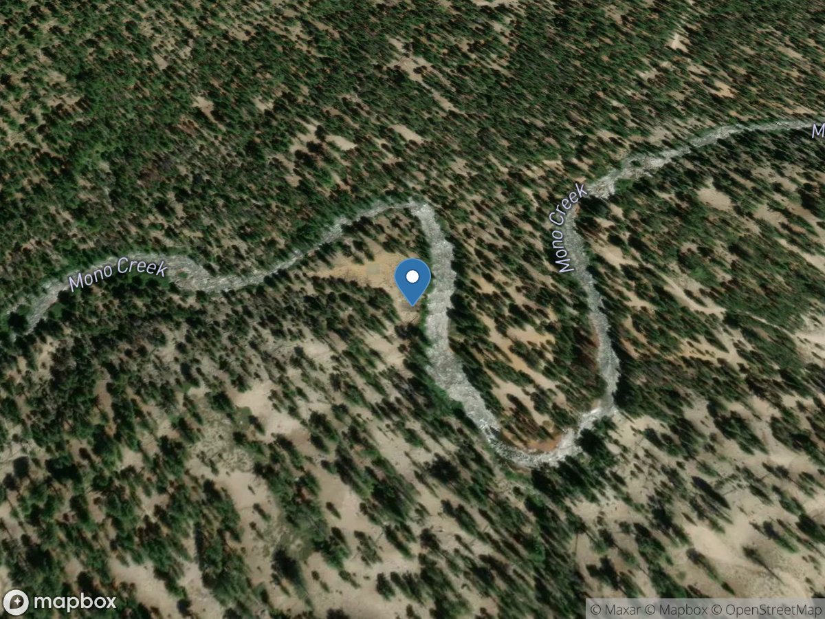 MONO Creek Below Lake THOMAS A EDISON CA location