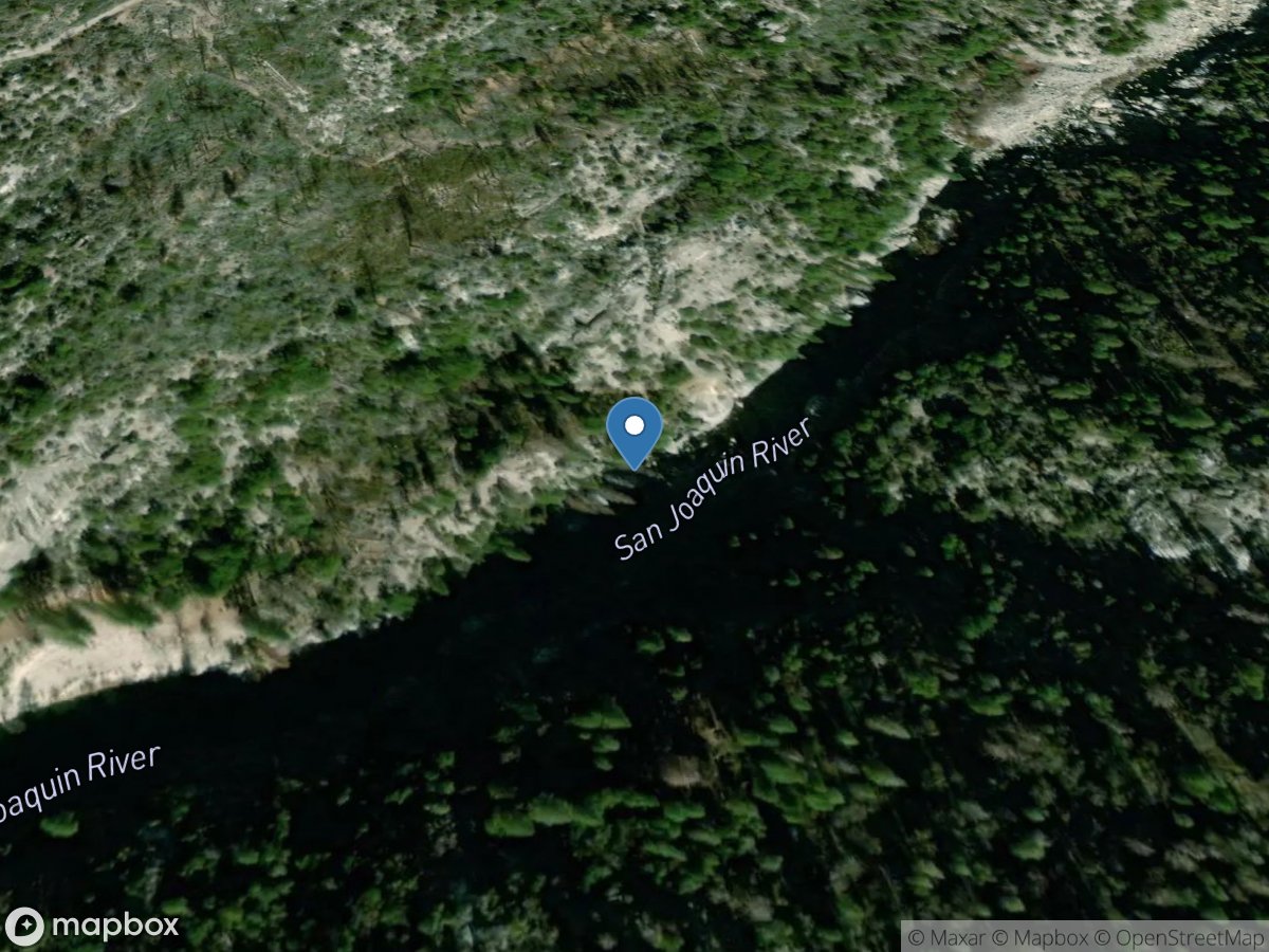 SAN JOAQUIN River Above SHAKEFLAT Creek Near BIG CREEK CA location