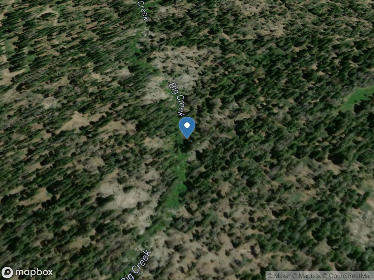 BIG Creek Below HUNTINGTON Lake CA location