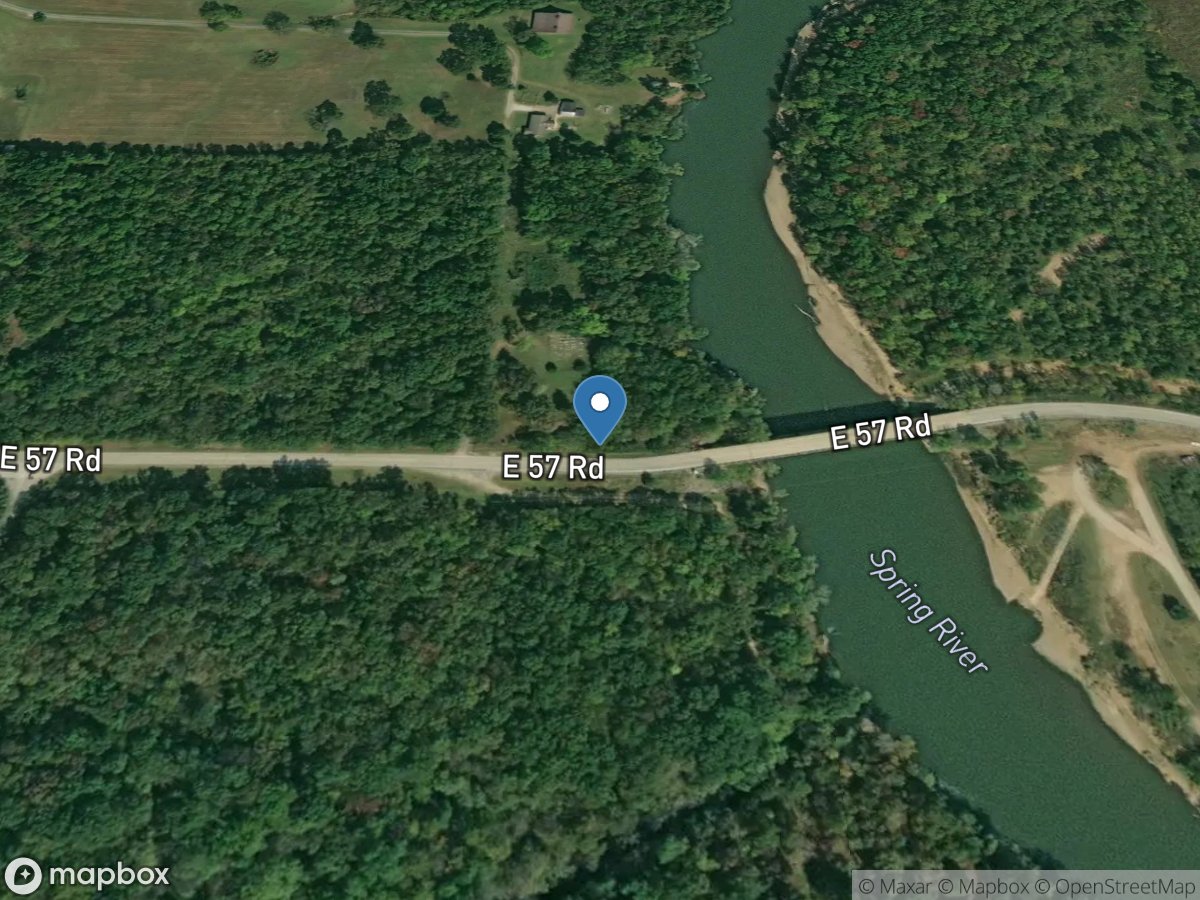 Spring River near Quapaw, OK location