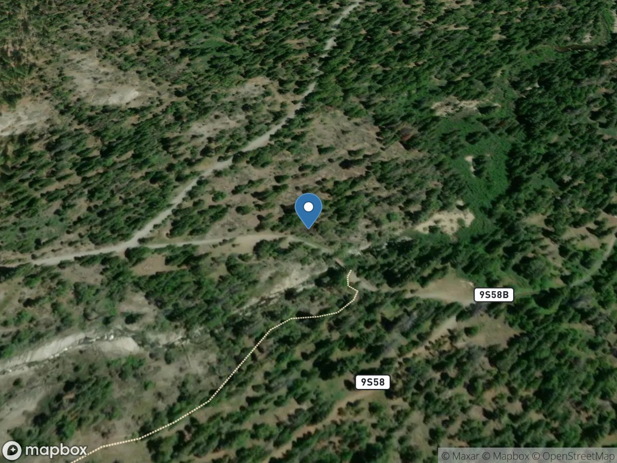 NF Stevenson Creek a Perimeter Road near Big C CA location