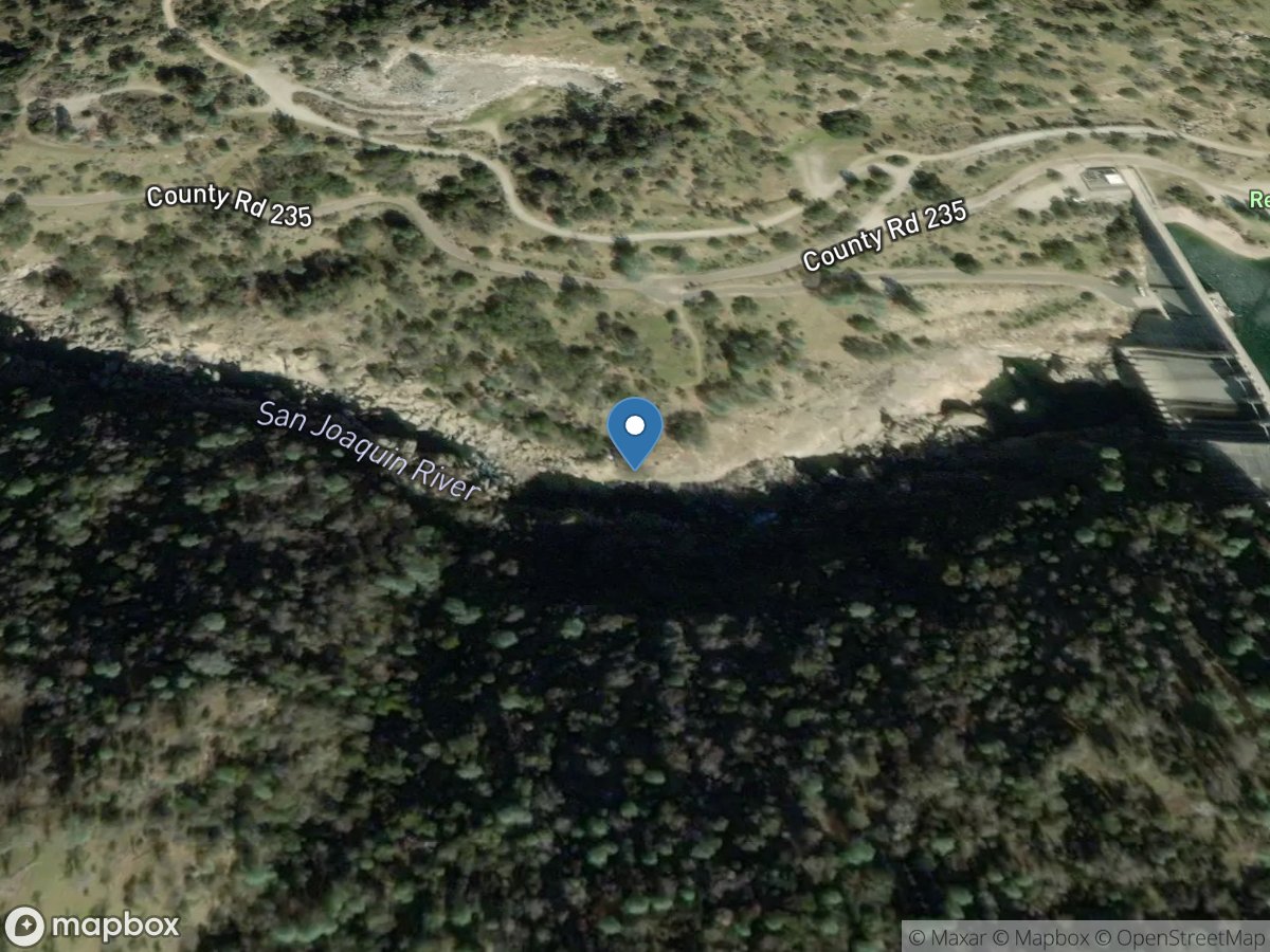 SAN JOAQUIN River Above WILLOW Creek Near AUBERRY CA location