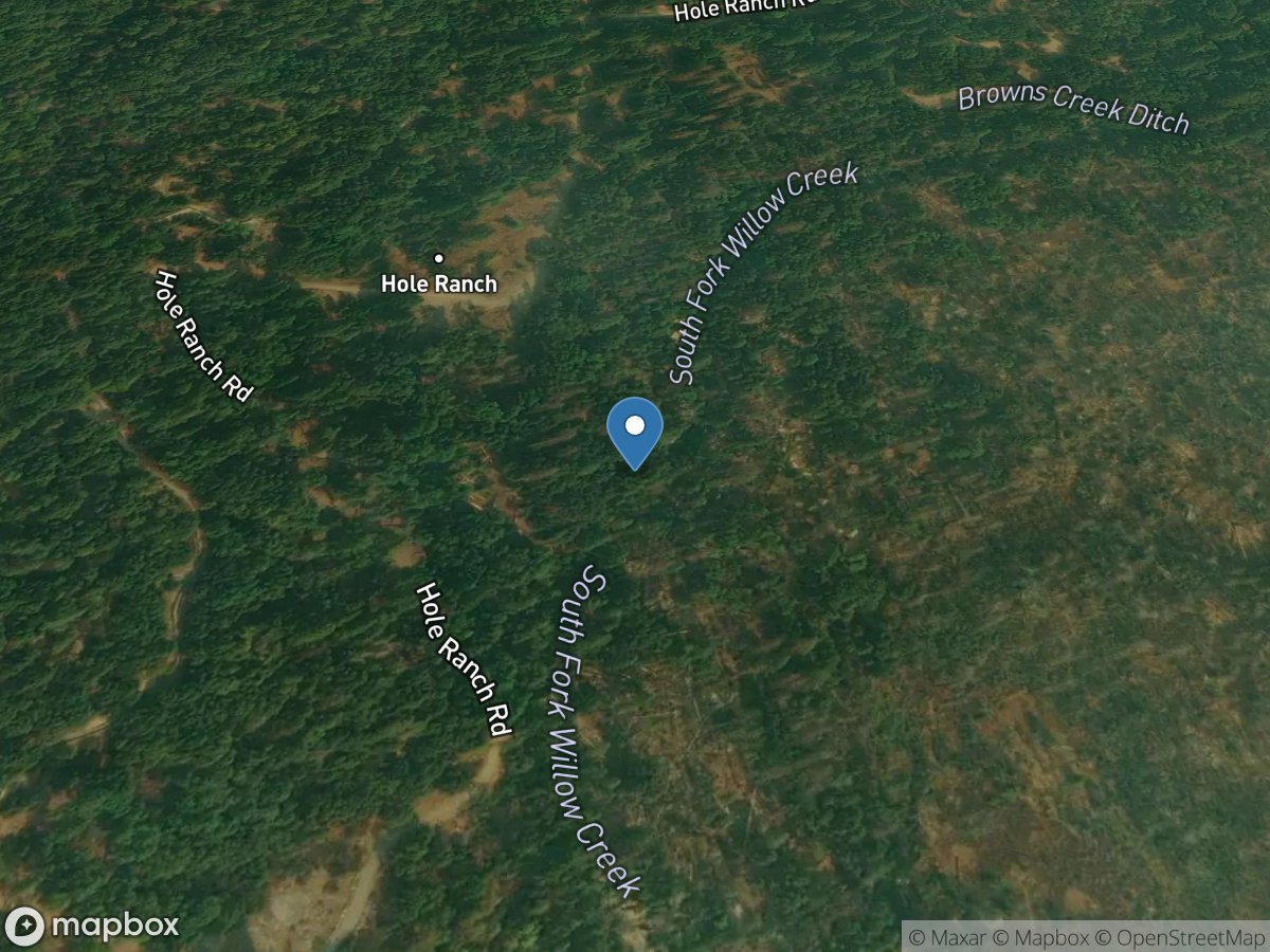 SF Willow Creek near Bass Lake CA location