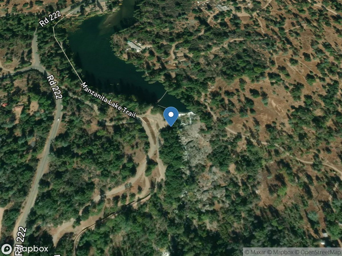 NF Willow Creek below Manzanita Lake DAM near North Fork CA location