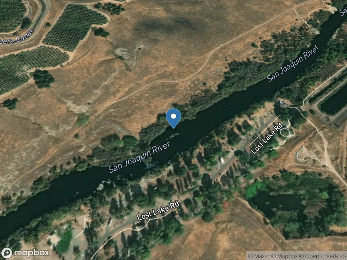 San Joaquin River below Friant CA location