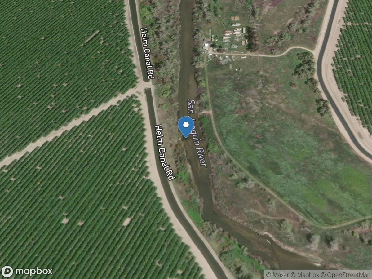 San Joaquin River near Mendota CA location