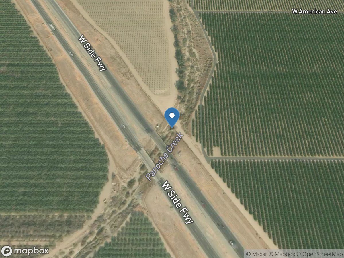 Panoche Creek a I-5 near Silver Creek CA location
