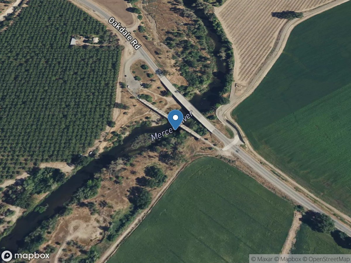 Merced River a Shaffer Bridge near Cressey CA location