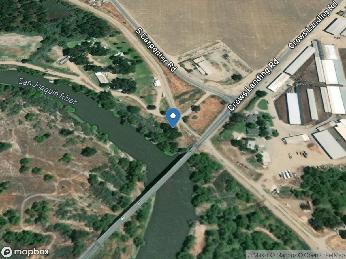 San Joaquin River near Crows Landing CA location