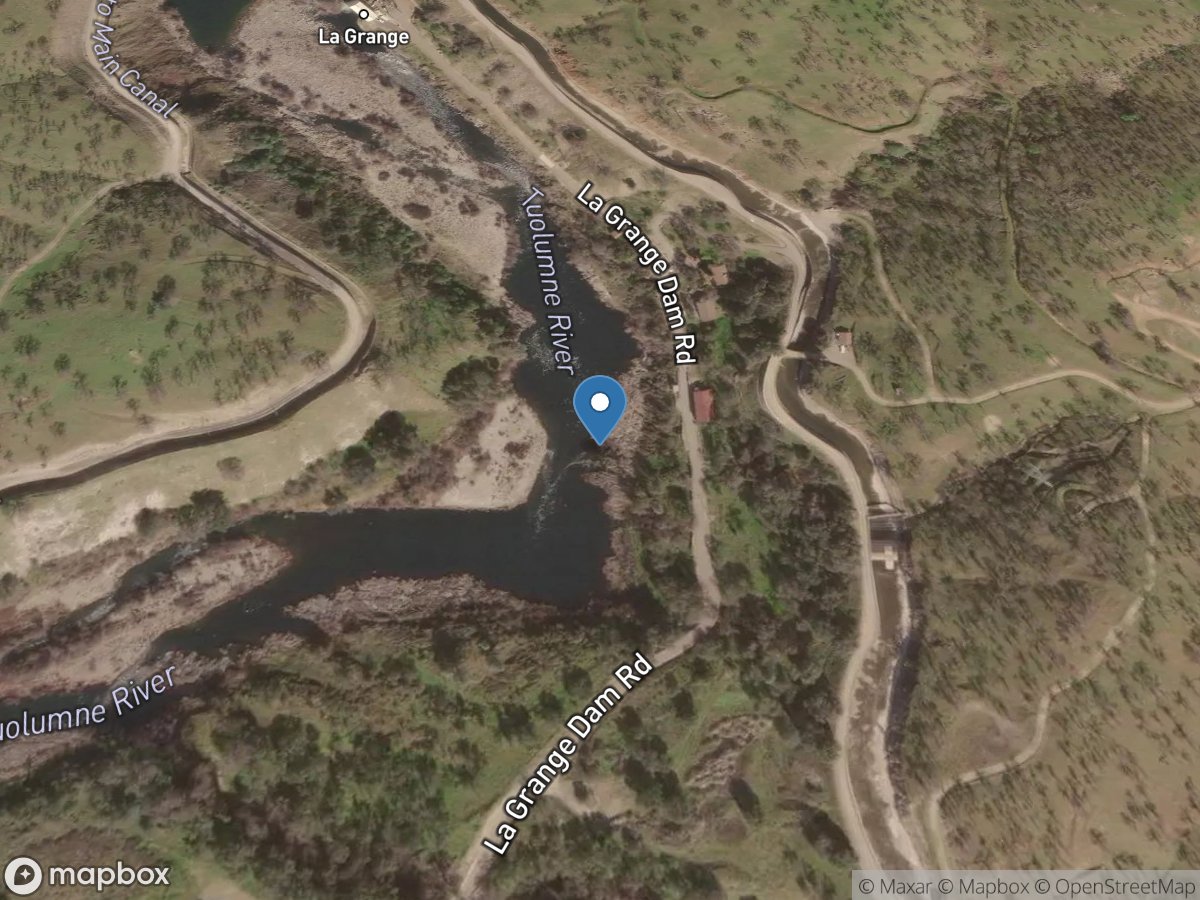 Tuolumne River below Lagrange DAM near Lagrange CA location