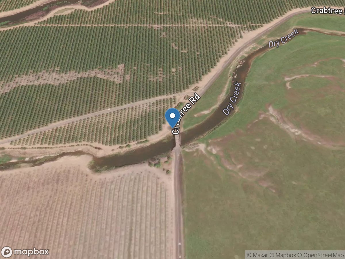 Dry Creek a Crabtree Road near LA Grange CA location