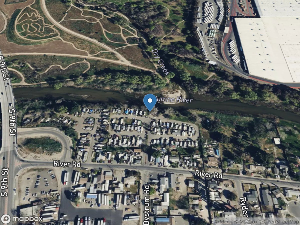 Tuolumne River a Modesto CA location