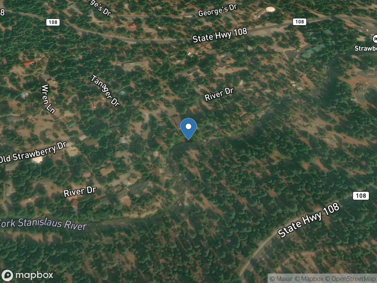 SF Stanislaus River a Strawberry CA location