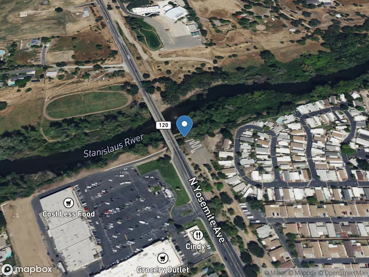 Stanislaus River a Oakdale CA location