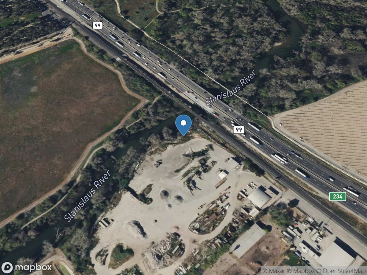 Stanislaus River a Ripon CA location