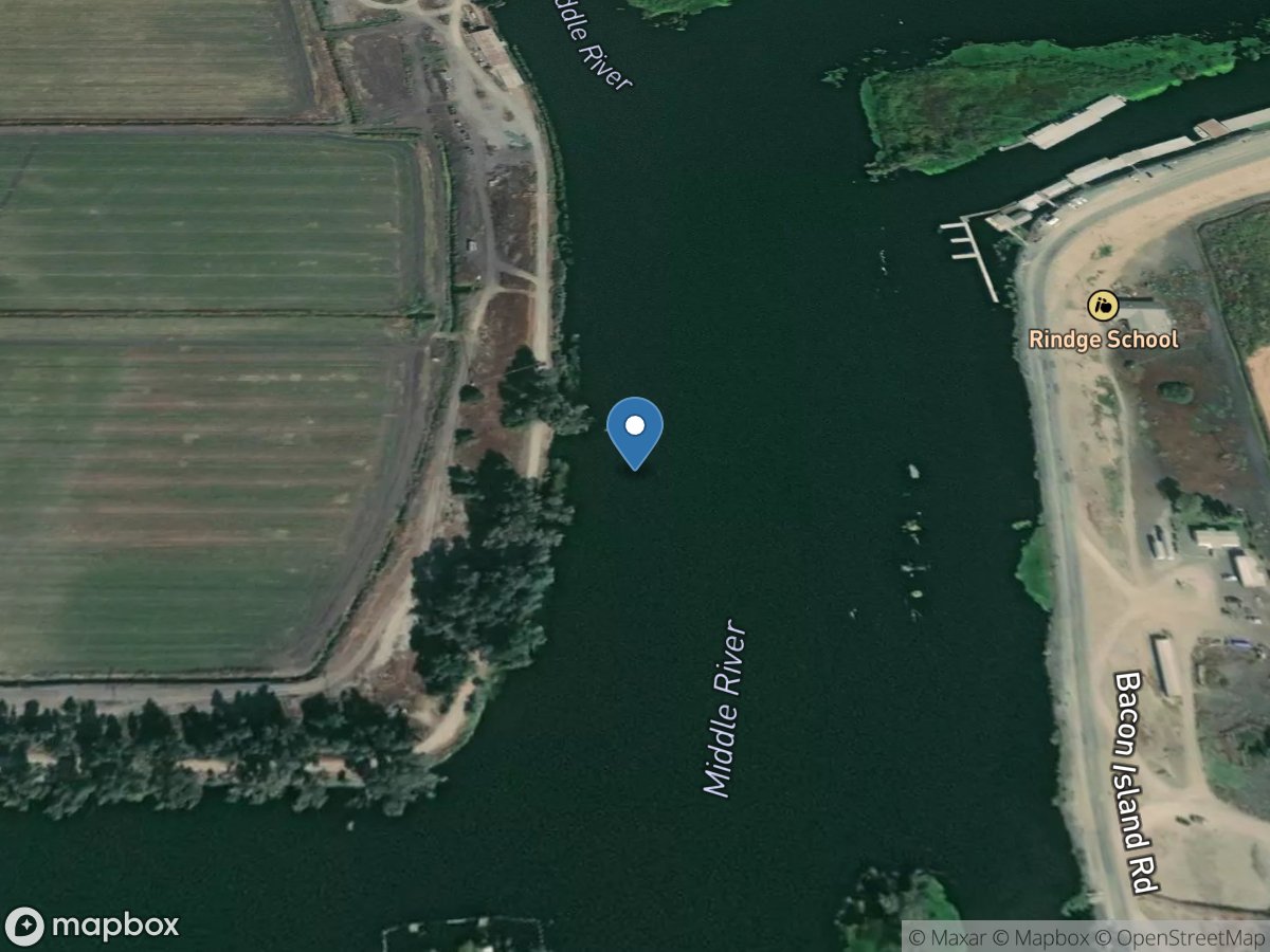 Middle River at Middle River CA location