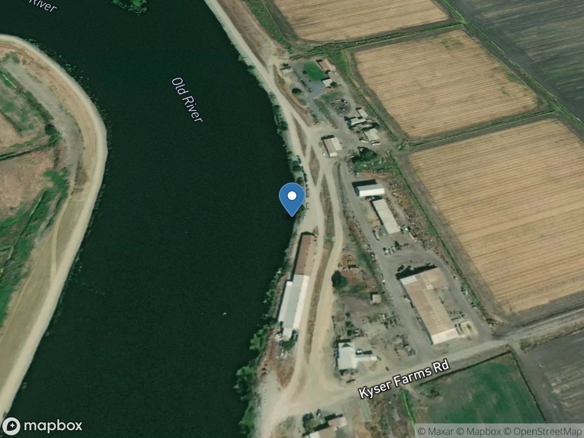 Old River a Bacon Island CA location