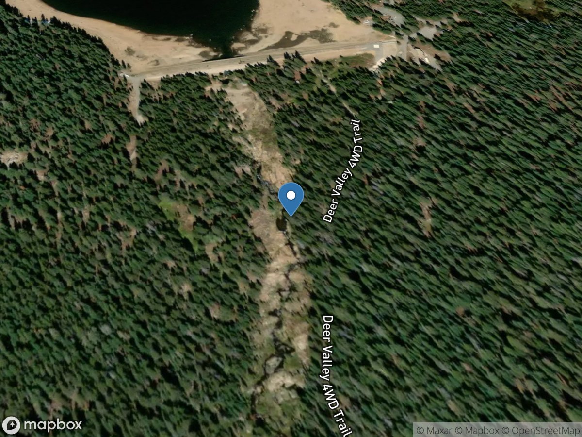 Lo Blue Lake Outlet near Markleeville CA location