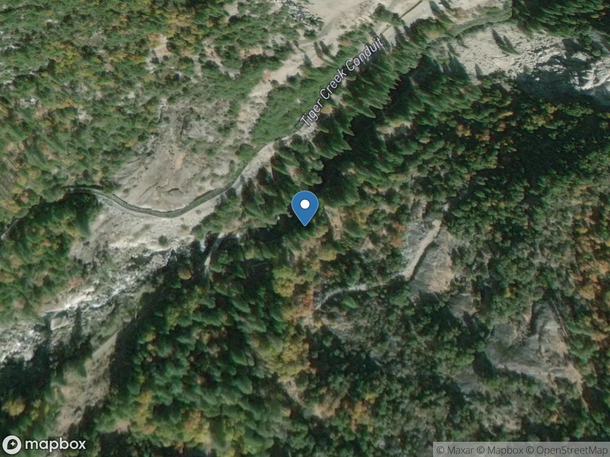 NF Mokelumne River below Salt Springs DAM CA location