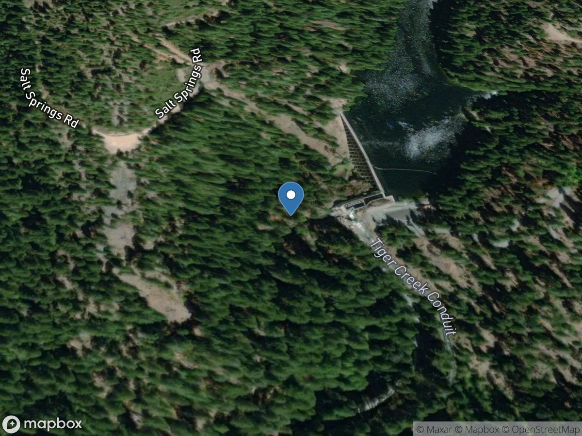 TIGER Creek Below REGULATOR Reservoir Near PIONEER CA location