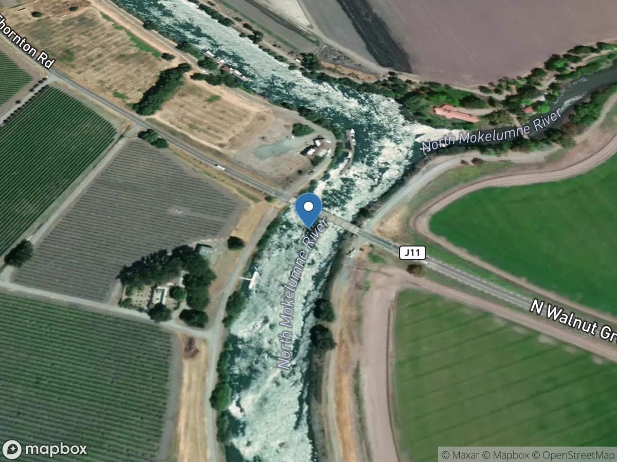 N Mokelumne near Walnut Grove CA location