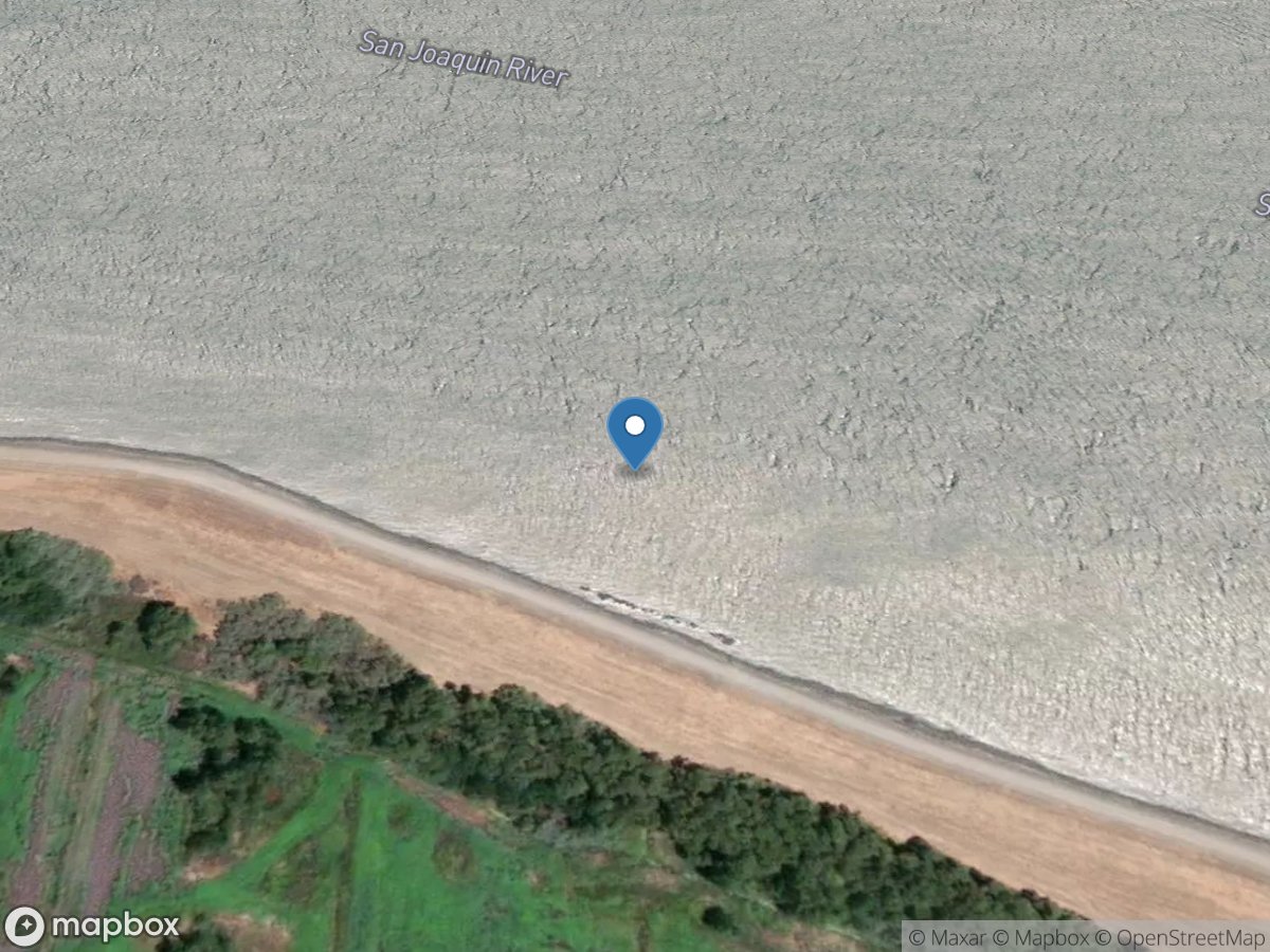 San Joaquin River a Channel Marker 42 near Iselton CA location