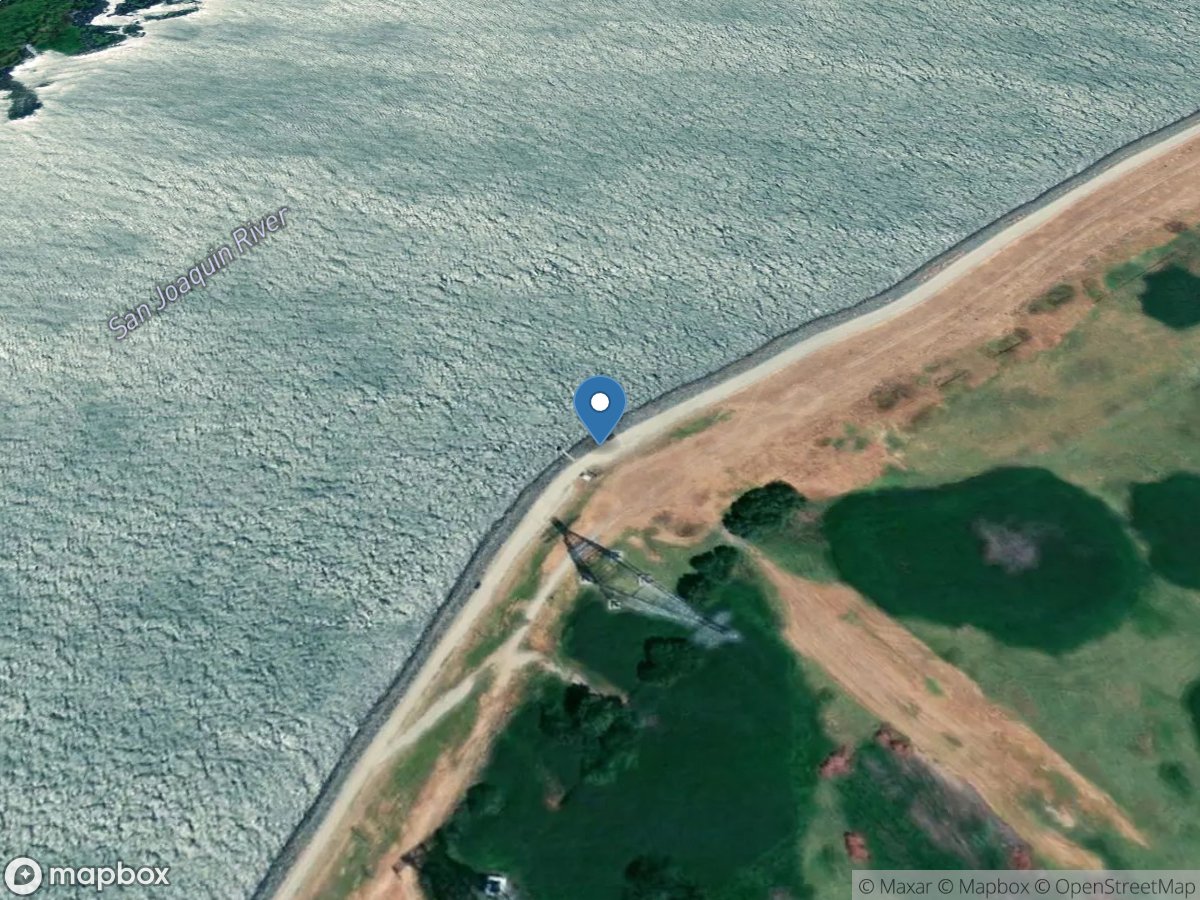 San Joaquin River a Jersey Point CA location
