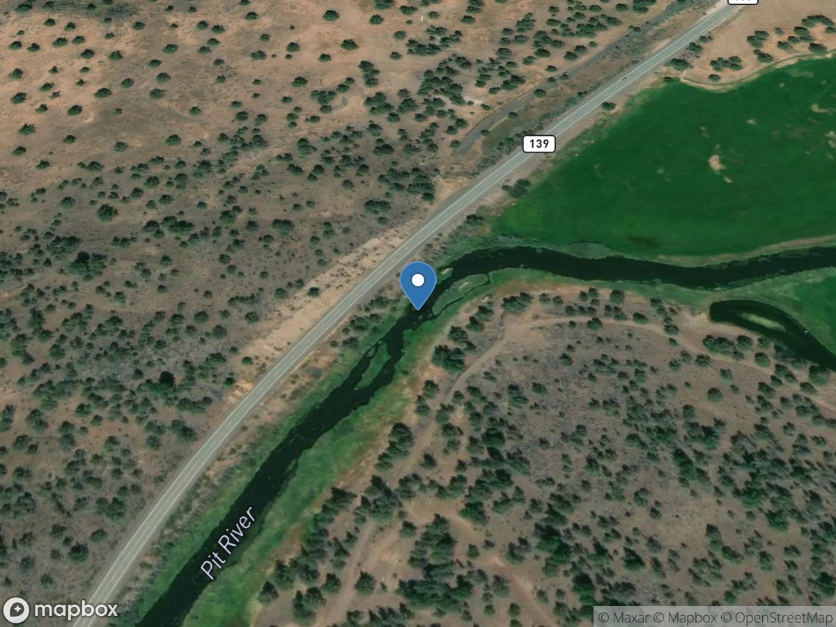 PIT River Near CANBY CA location