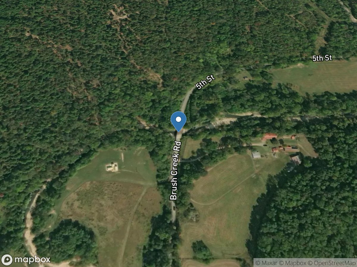 Brush Creek at Brush Creek Rd. near Jay, OK location