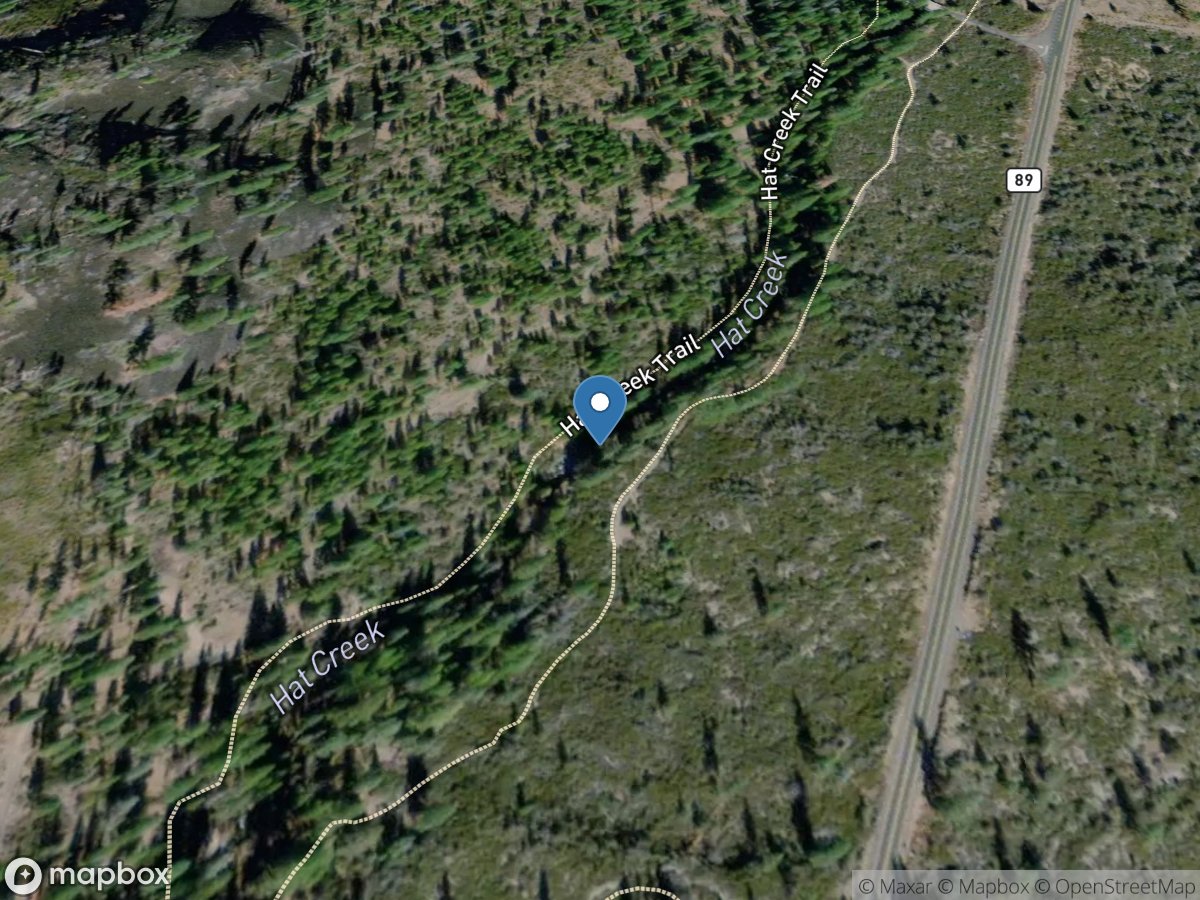 HAT Creek Near HAT CREEK CA location