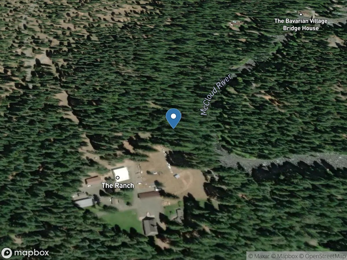 McCloud River near McCloud CA location