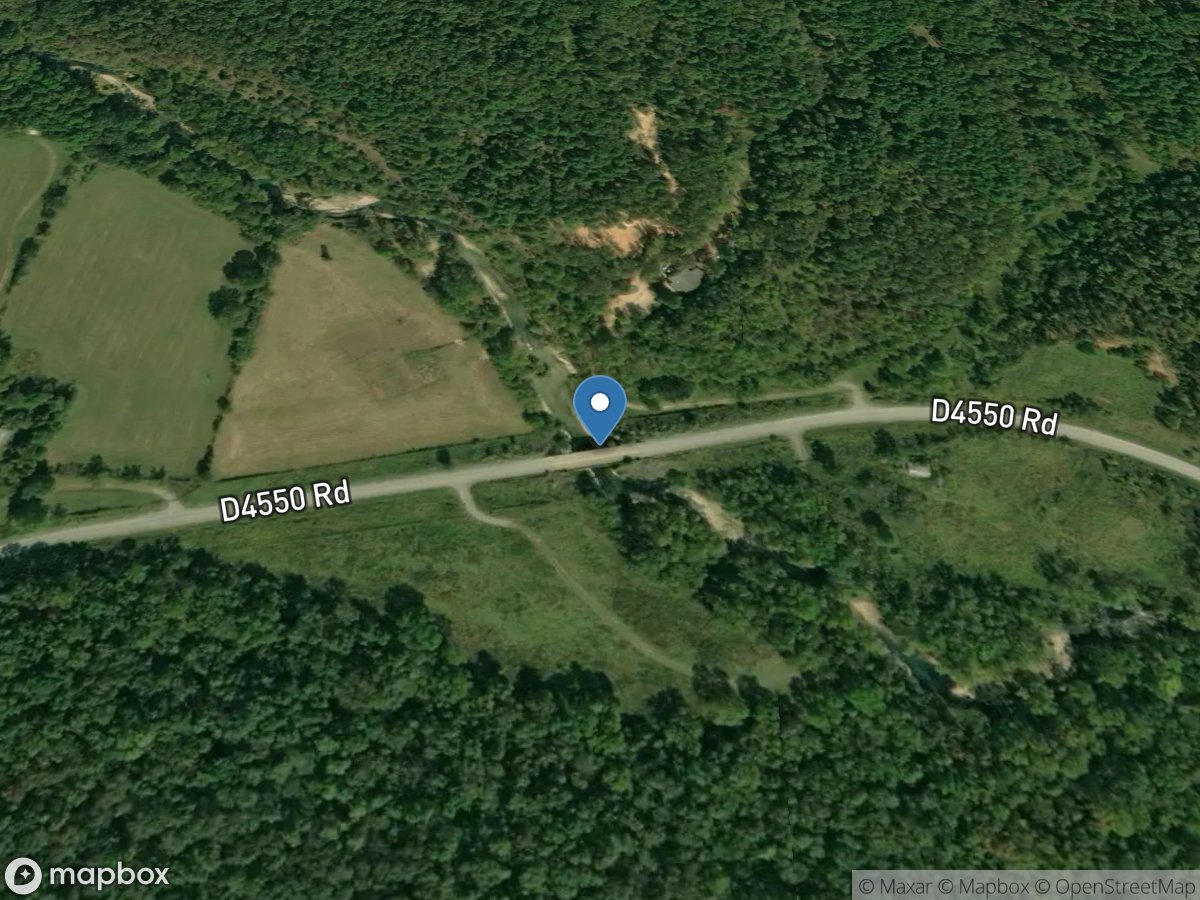 Saline Creek near Bull Hollow OK location