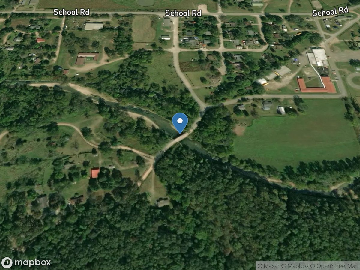 Saline Creek at Creek 490 near Kenwood OK location