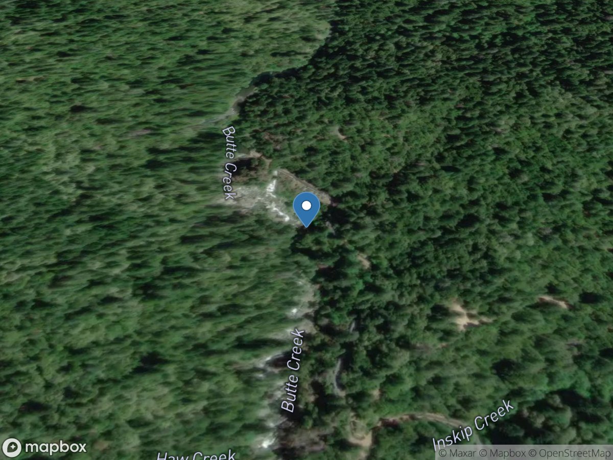 Butte Creek below DIV DAM near Stirling City location