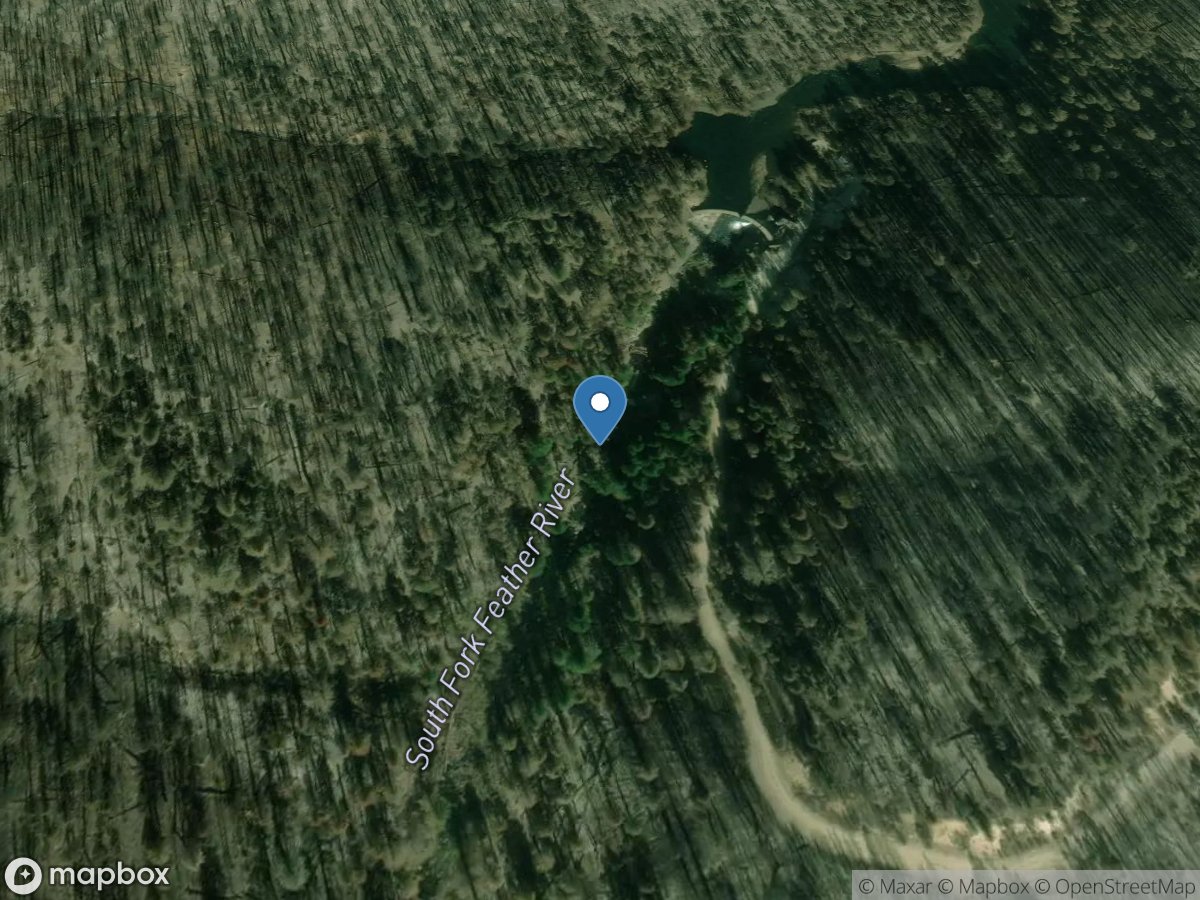 SF Feather River below DIV DAM near Strawberry Valley CA location