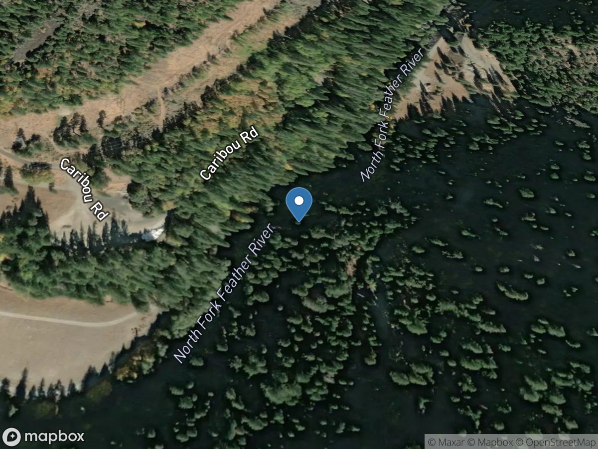 NF Feather River below Belden DAM CA location