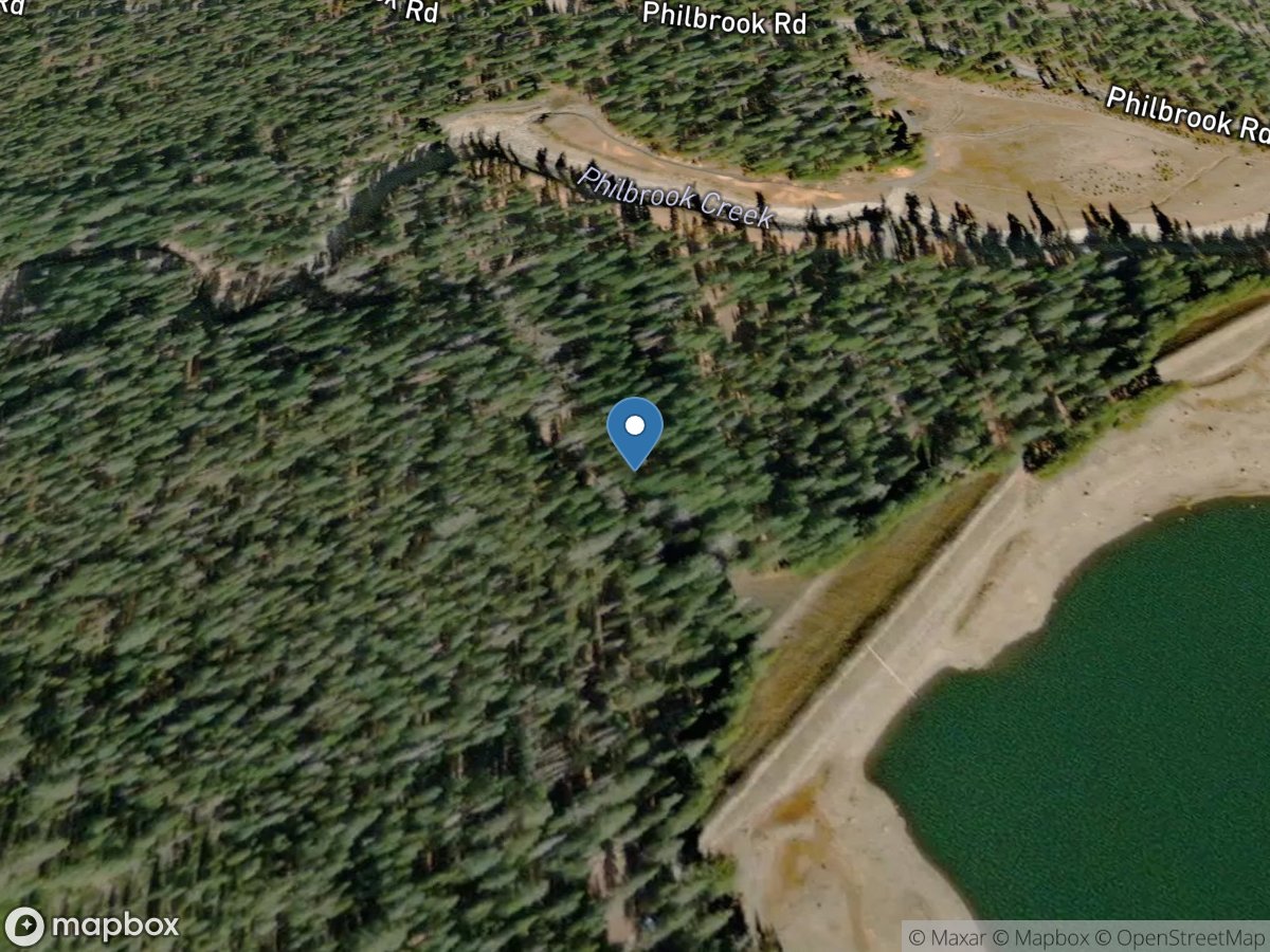 Philbrook Creek below Philbrook DAM near Butte Meadows CA location