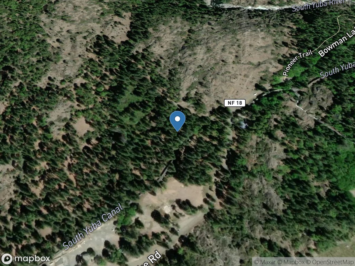 S Yuba CN near Emigrant Gap CA location