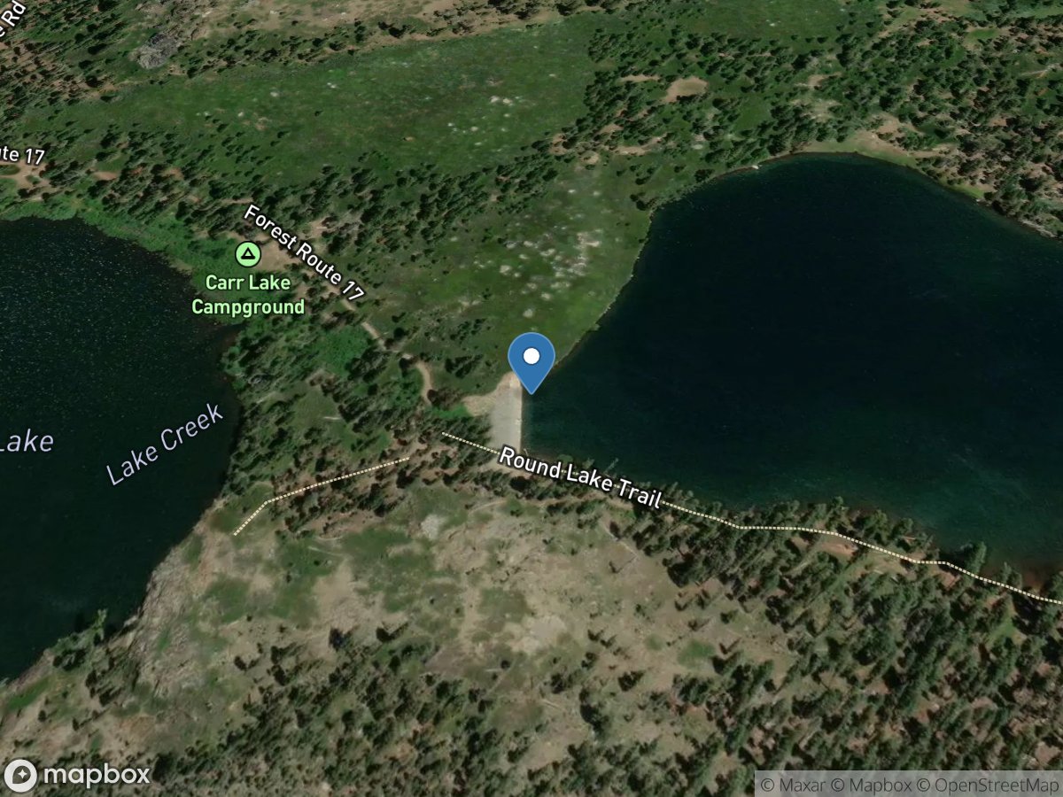 LAKE Creek Below FEELEY Lake Near GRANITEVILLE CA location