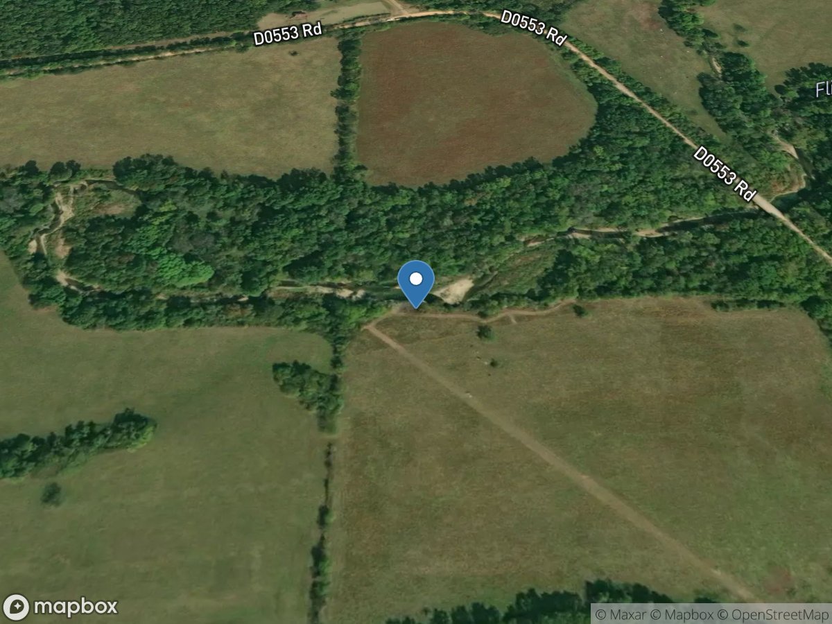 Flint Creek near West Siloam Springs, OK location