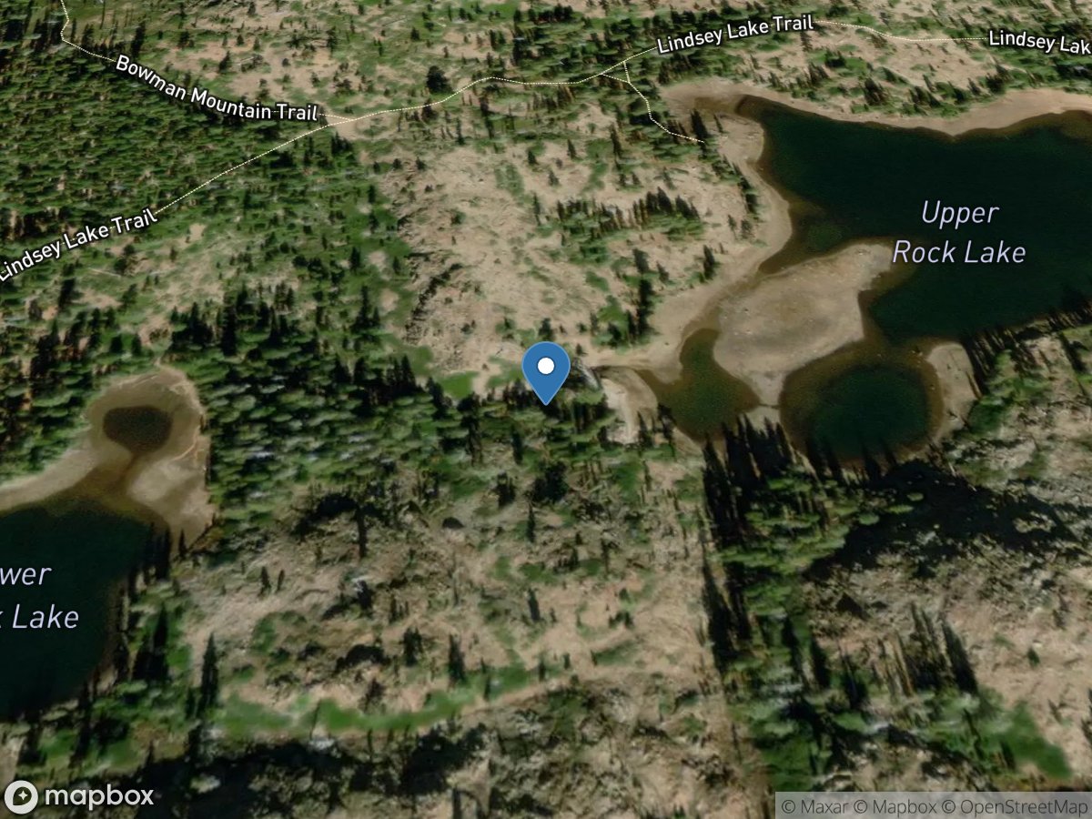 TEXAS Creek Below ROCK Lake Near GRANITEVILLE CA location