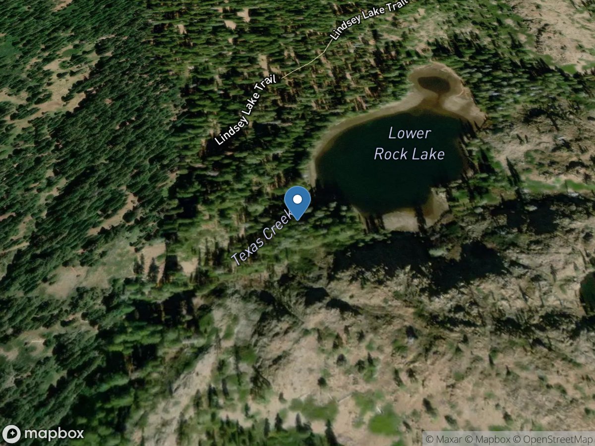 TEXAS Creek Below LO ROCK Lake Near GRANITEVILLE CA location