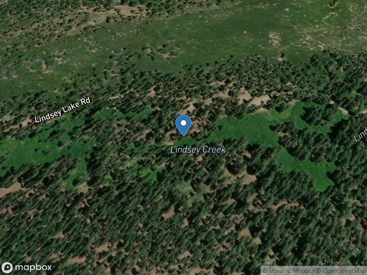 Lindsey Creek below Lo Lindsey Lake near Graniteville CA location