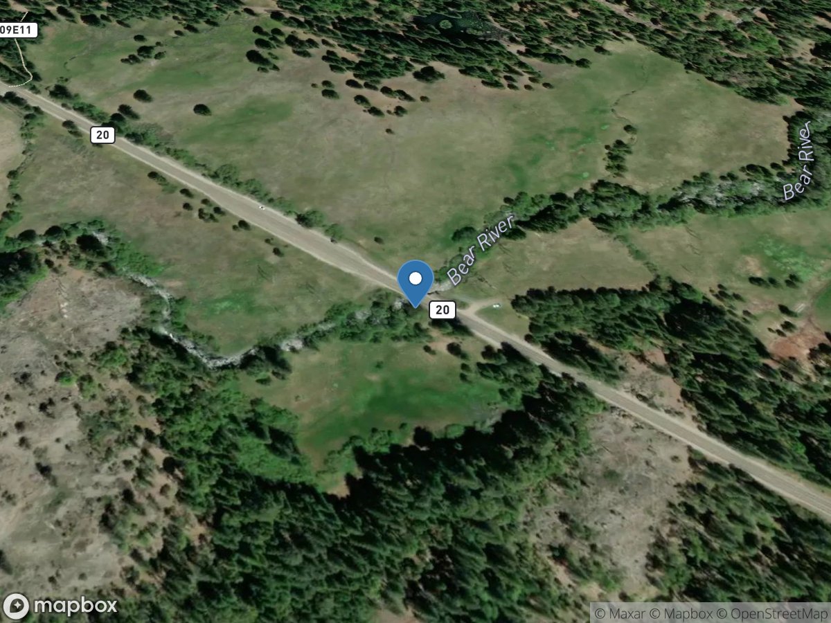 Bear River near Emigrant Gap CA location